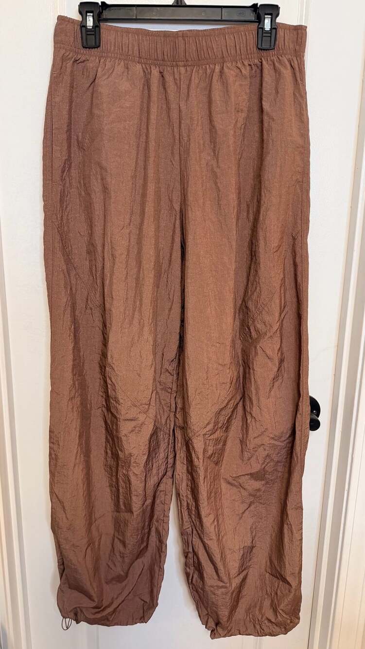 Athleta Parachute Draped Wide-Leg Pant Cocoa Brown